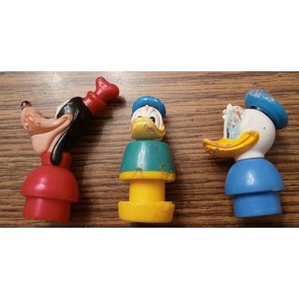 Lot of 10 Disney Mickey Mouse & Friends PVC / Little People FREE Shipping