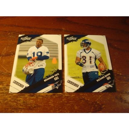 2009 Score Inscriptions, 9-Rc Cards, All #'d to 999, TATE/BUTLER, ++