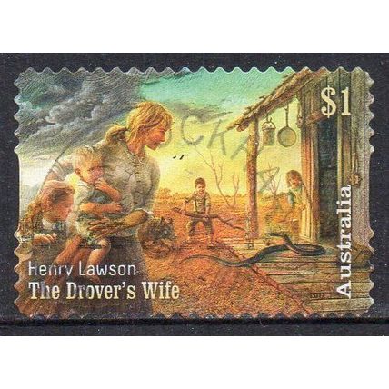 Australia 2017 Henry Lawson - The Drover's Wife $1 s/a Used
