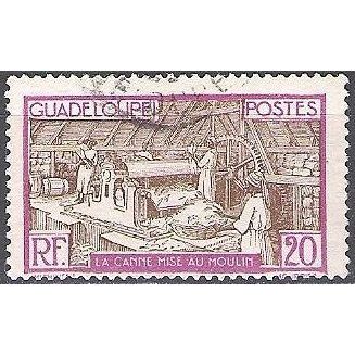 Guadeloupe 1928 Michel 102 O Cote (2004) 0.60 € Raffinerie de sucre Cachet rond