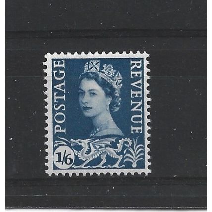 Wales.W6 1s 6d Grey-Blue.Mounted Mint.Aug25