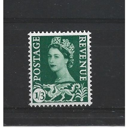 Wales.W5 1s 3d Green.Mounted Mint.Aug25