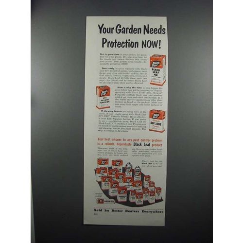 1953 Black Leaf 40, Phygon & DDT Wettable Powder Ad