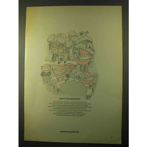 1970 Martin Marietta Ad - Land of the Blabbermouths