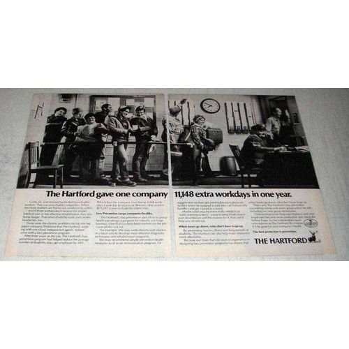 1978 The Hartford Insurance Ad - 11,148 Extra Workdays