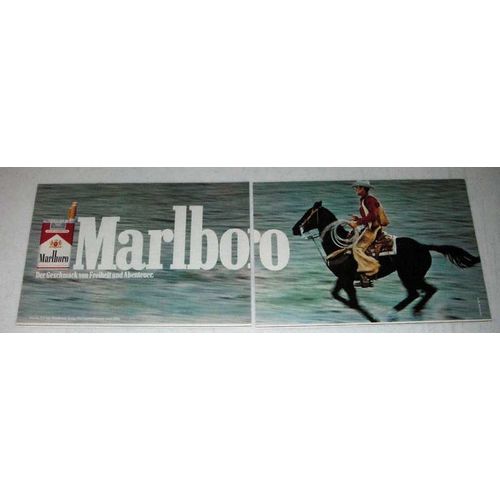 1979 Marlboro Cigarette Ad - Marlboro Man, In German