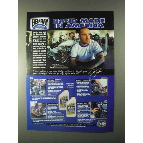 1999 Bel-Ray Gear Saver, EXS Motor Oil Ad - Jesse James