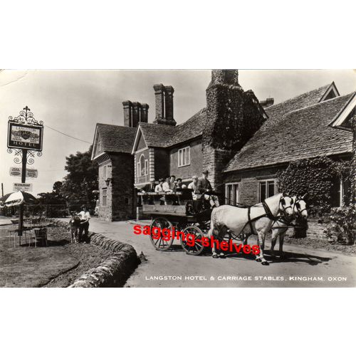 Oxfordshire - KINGHAM - Langston Hotel & Carriage Stables - RP - c.1965?