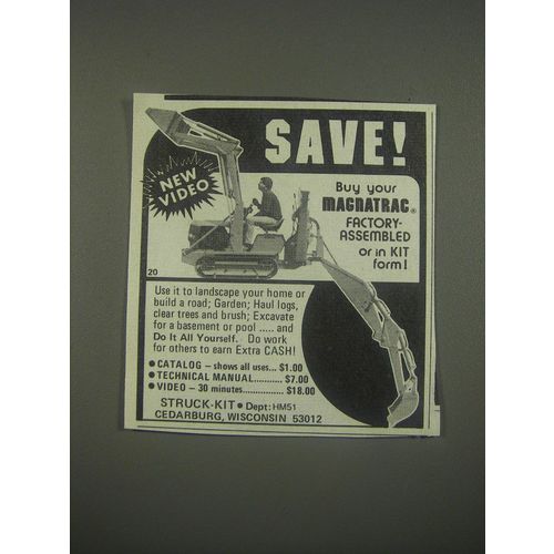 1991 Struck-Kit Magnatrac Crawler Ad - Save! Buy your Magnatrac