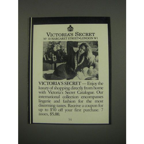 1991 Victoria's Secret Advertisement