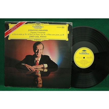 John Lill - Brahms: Paganini Var./8 Pieces For Piano, Op. 76 - 2530 059 - EX