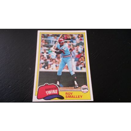 1981 Topps Card # 115 Roy Smalley Very Good-Excellent (4) Minnesota Twins