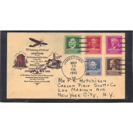 Event 333rd English Settlement 874-878 Scientists (Unkn Cachet-Inked/A) CV00877