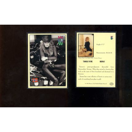 TAMARA PAYNE 1994 Women of The World Norway #20 Hot!! BLONDE Trading Card NM