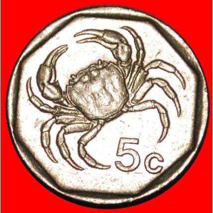 CRAB (1991-2007): MALTA ★ 5 CENTS 1995! LOW START★NO RESERVE