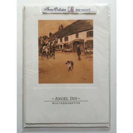 GREETING CARD - THE ANGEL INN, WOLVERHAMPTON