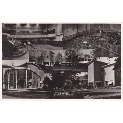 Avro Studio Eurovision Song Contest 1958 Real Photo Postcard