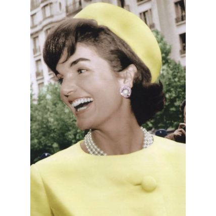 Jackie Kennedy Wife Of USA President John JFK Stunning Photo Postcard