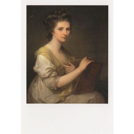 Anjelica Kaufman Swiss Artist National Portrait Gallery Postcard