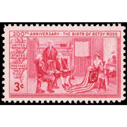 Betsy Ross One PACK OF TEN 3 Cent Postage Stamps Scott 1004