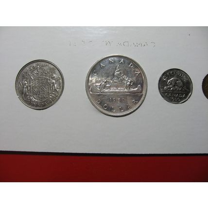 1950 Canada coin set
