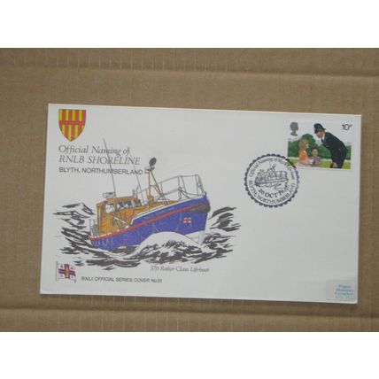 1979 GB Cover - RNLI Lifeboat Shoreline @ Blyth, Northumberland