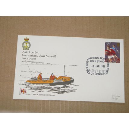 1981 GB Cover - RNLI Lifeboat @ The International Boat Show, Earls Court -London