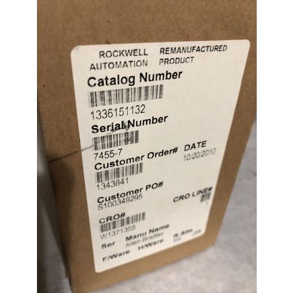 ALLEN BRADLEY 1336-151132 POWER SUPPLY,151132,7455-7,151083 REV12,5Hp,380/460,FC