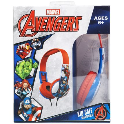 Marvel Avengers Kid Safe Headphones With Volume Limiting Technology