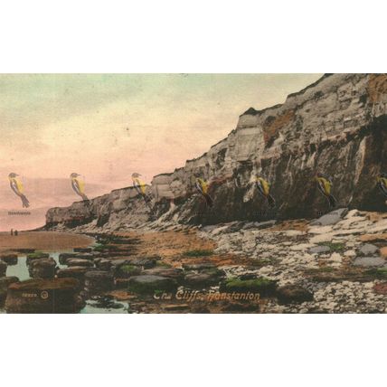 Cliffs, Hunstanton, Norfolk, Valentines jv Postcard, 1912