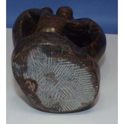 Rare 5 People Vintage Abstract Marble Sculpture Family Child African Art
