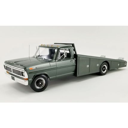1/18 1970 Ford F-350 Ramp Truck HIGHLAND GREEN