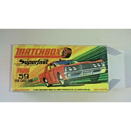 Matchbox Superfast No59 Fire Chief car