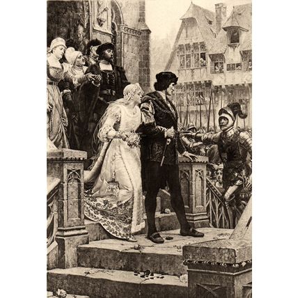 A CALL TO ARMS 1914 Edmund Blair Leighton PHOTOGRAVURE ENGRAVING