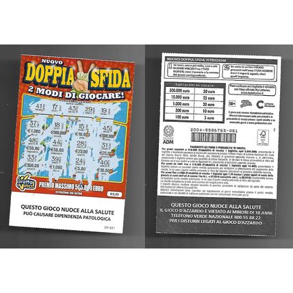 Gratta e Vinci - Nuovo Doppia Sfida - Lotto 3004 - II