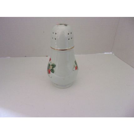 Vintage Avon Strawberry 22k Trim Porcelain Sugar Shaker 1978