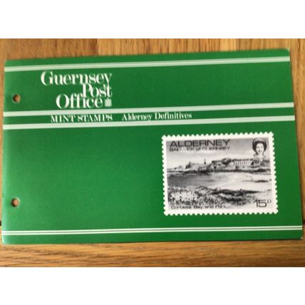 1983 ALDERNEY ROYAL MAIL PRESENTATION PACK OF DEFINITIVE STAMPS