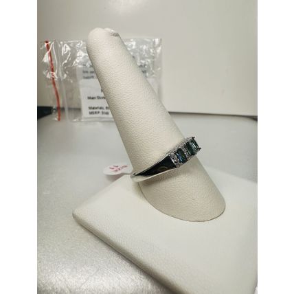 NIB Bomb Party Sz11 BP Ring RBP5663 Peaceful Beauty LC Blue/Green Rainbow Topaz