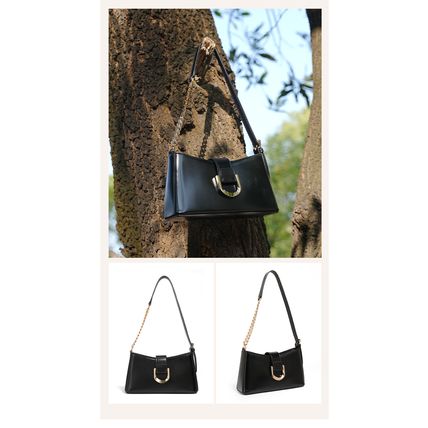 Genuine Leather Women Tote Bag Shoulder Bag Black