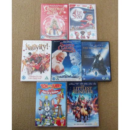 Childrens Family Xmas DVDs x 7