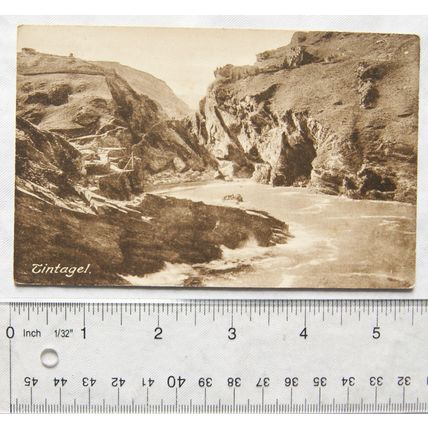 vintage postcard Tintagel, Cornwall