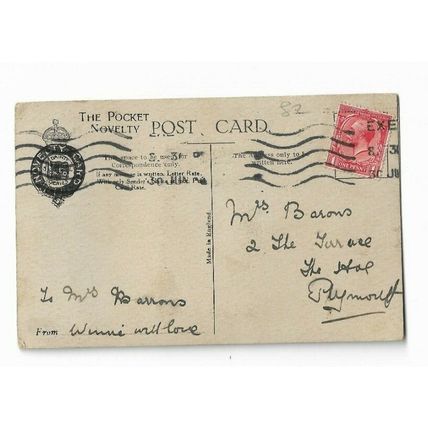 Exeter Pull Out Multiview postcard.
