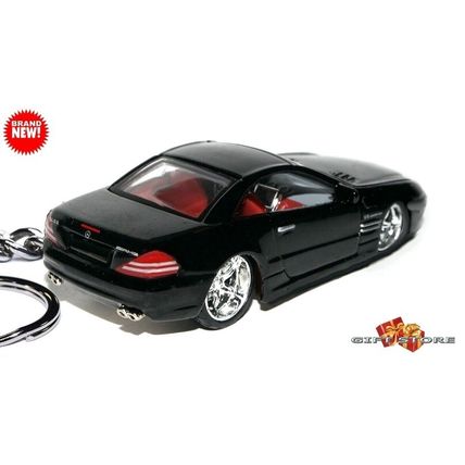 KEYCHAIN BLACK MERCEDES SL CLASS SL350/SL500/SL55 ❤️GREAT GIFT❤️