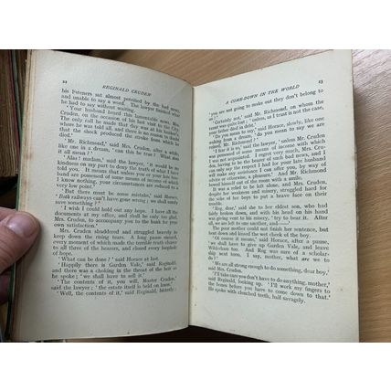 ANTIQUE TALBOT BAINES REED "REGINALD CRUDEN" ILLUSTRATED FICTION BOOK (P5)