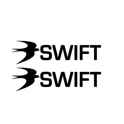 Swift Motorhome Decal Sticker with Swift Birds Other Colors Available