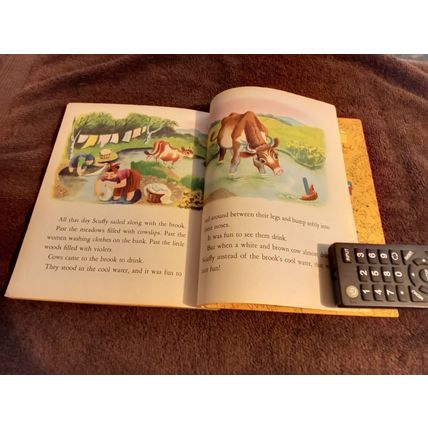 Little Golden Book Scuff The Tugboat (I) Edition FN+ By Gertrude Crampton 1946