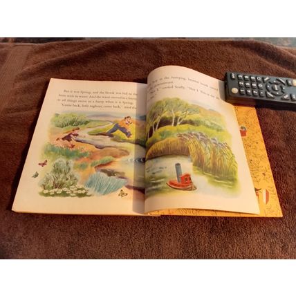 Little Golden Book Scuff The Tugboat (I) Edition FN+ By Gertrude Crampton 1946