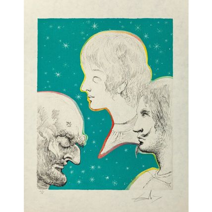 Salvador Dalí Three Plays by the Marquis de Sade 1969 Picture 5 Poster Canvas Mo