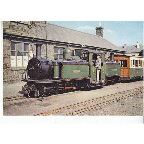 Colour Postcard - Taliesin - Fairlie Type Locomotive Festiniog Ralway