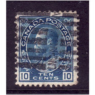CANADA 1922 10c BLUE SG 253 FINE USED #3